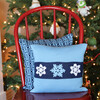 Snowflake Pillow, Blue - Accents - 4 - thumbnail