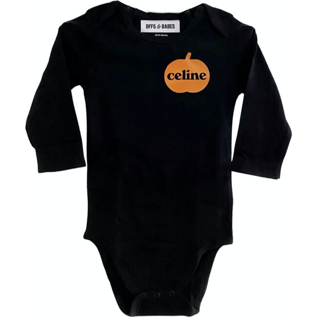 Pumpkin U Most Onesie, Black