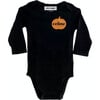 Pumpkin U Most Onesie, Black - Onesies - 1 - thumbnail