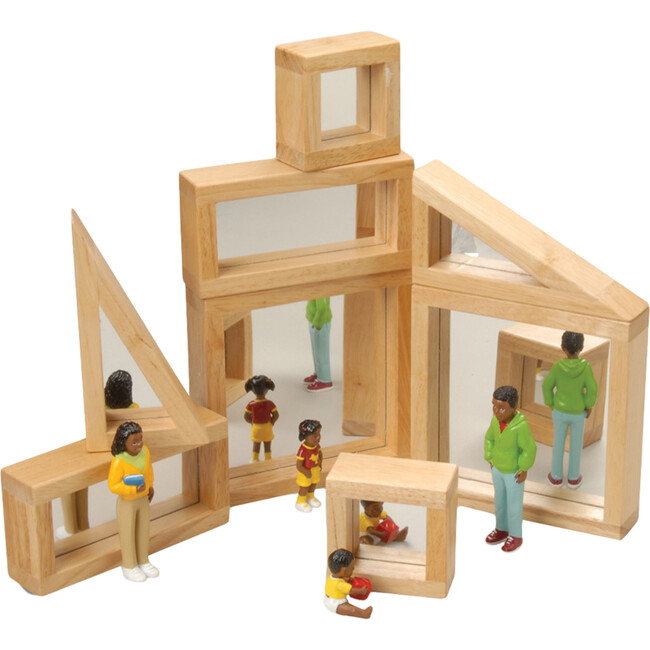 Mirrored Shaped Blocks, Tan - Blocks - 1