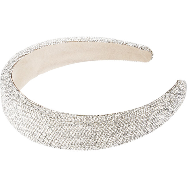Fully Crystallized Headband, Silver