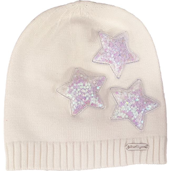 Confetti Star Hat, Ivory
