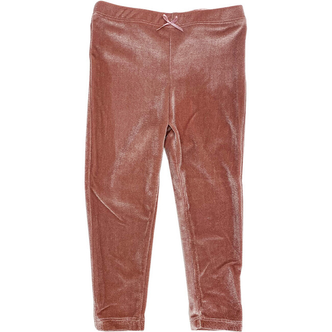 Baby Velour Legging, Blush - Leggings - 1
