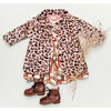 Kate Coat, Pink Leopard - Coats - 2