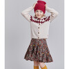 Fair Isle Sweater, Cream & Brick Red Fair Isle - Sweaters - 3