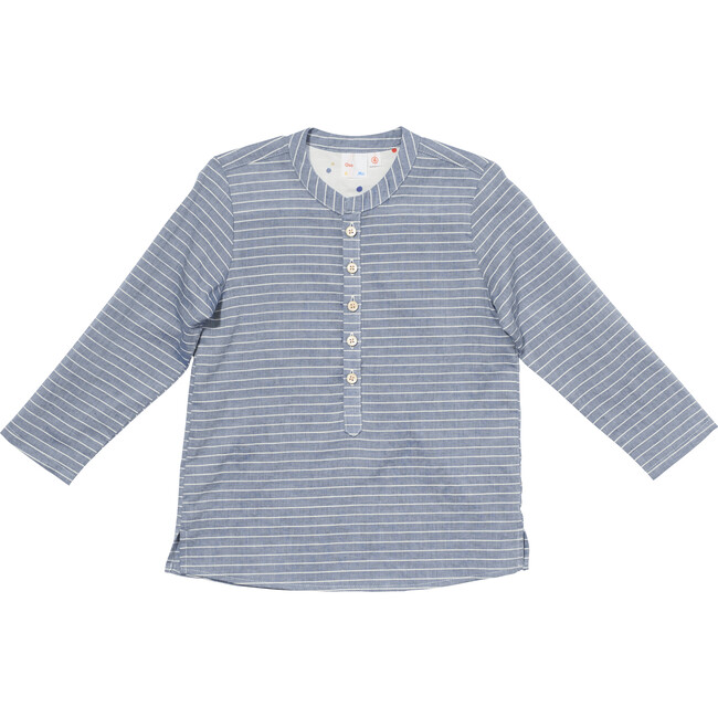 Lupo Shirt, Chambray Stripe - Shirts - 1