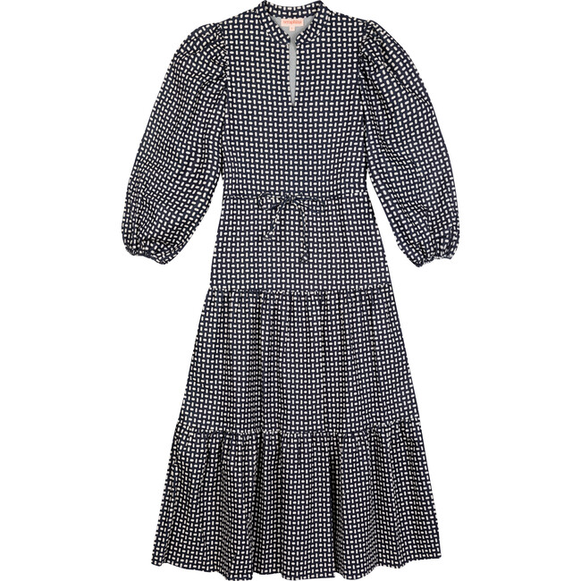 Women's Voyage Dress, Denim Dot - Dresses - 1