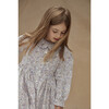 The Little Ruffle Collar Dress, Khaki & Blush Floral - Dresses - 4