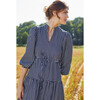 Women's Voyage Dress, Denim Dot - Dresses - 3