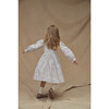 The Little Ruffle Collar Dress, Khaki & Blush Floral - Dresses - 7