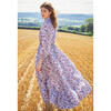 Women's Autumn Nehru Collar Dress, Autumn Florals - Dresses - 5