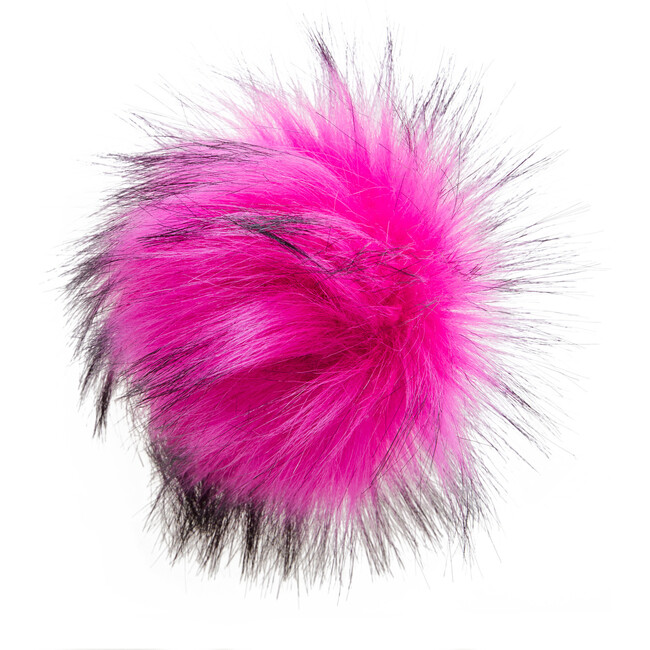 The Faux Fur Pom Pom, Bright Pink