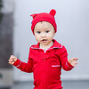 Bear Ear Hat, Red - Hats - 4