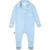 Classic Pajama Footie, Baby Blue - Footie Pajamas - 1 - thumbnail
