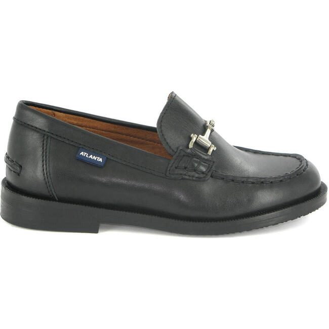 College Shoe in Smooth Leather, Black