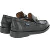 College Shoe in Smooth Leather, Black - Loafers - 4