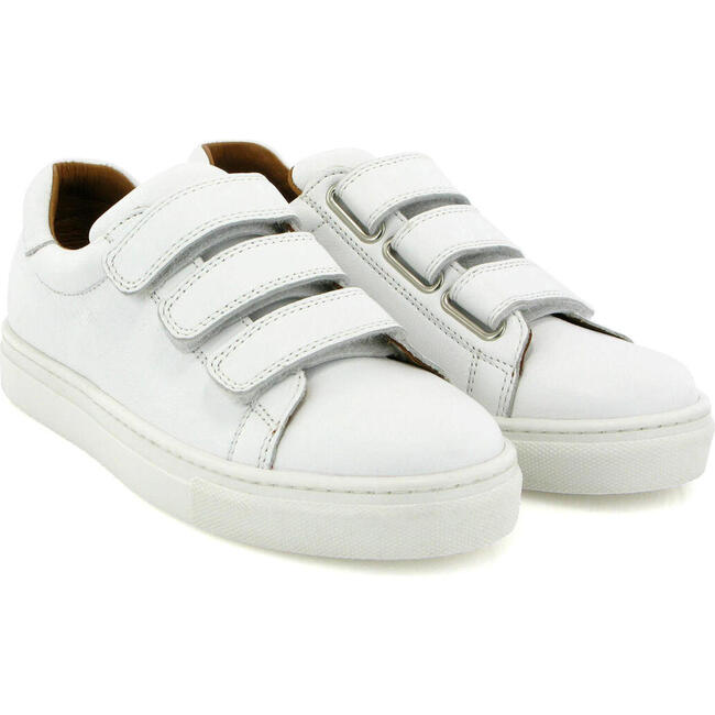 Three Straps Sneaker, White - Sneakers - 3