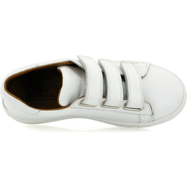 Three Straps Sneaker, White - Sneakers - 5