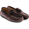 Penny Moccasin in Velvet, Brown - Loafers - 3 - thumbnail