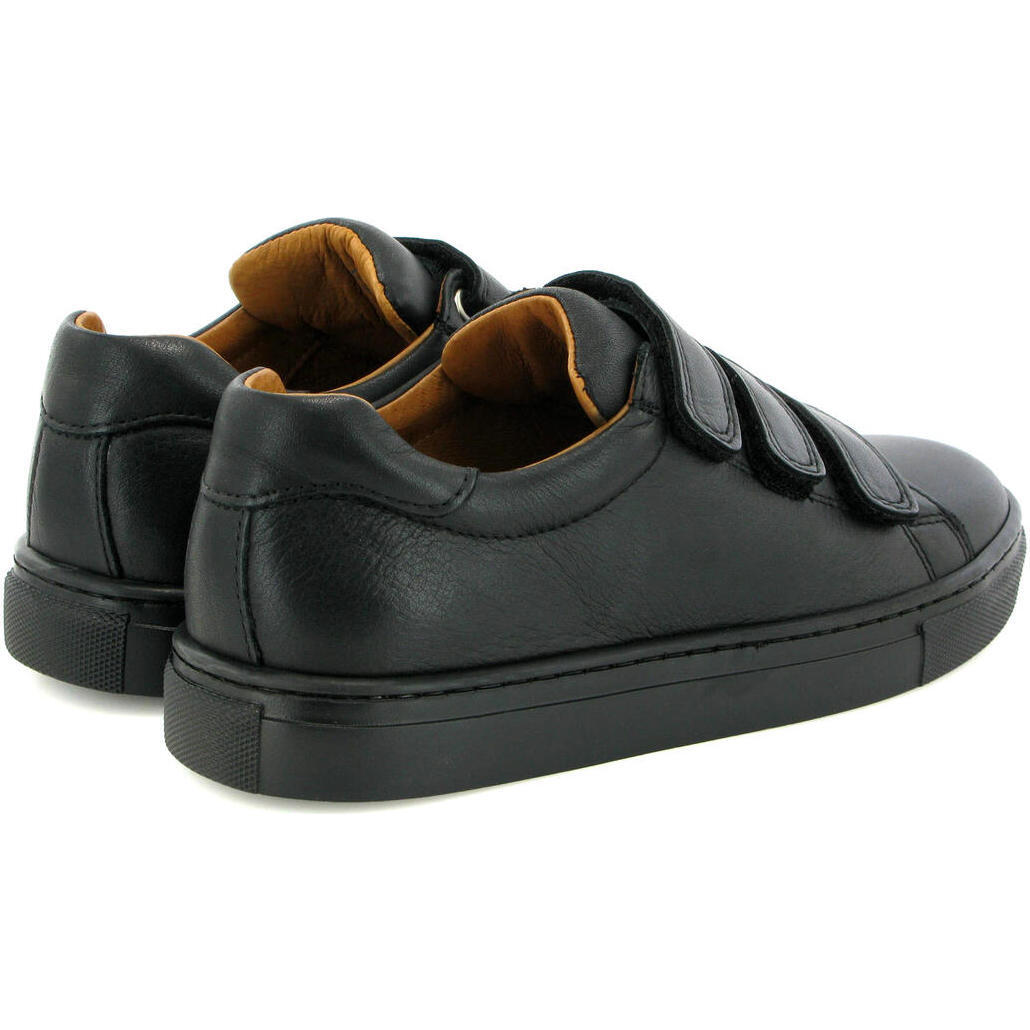 3 Straps Sneakers - black smooth - Atlanta Mocassin