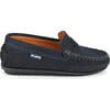 Penny Moccasin in Nubuck, Navy - Loafers - 1 - thumbnail