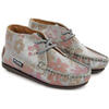 Moccasin Boot in Printed Leather, Grey - Boots - 3 - thumbnail