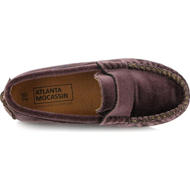 Penny Moccasin in Velvet, Brown - Loafers - 5