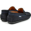 Penny Moccasin in Nubuck, Navy - Loafers - 3