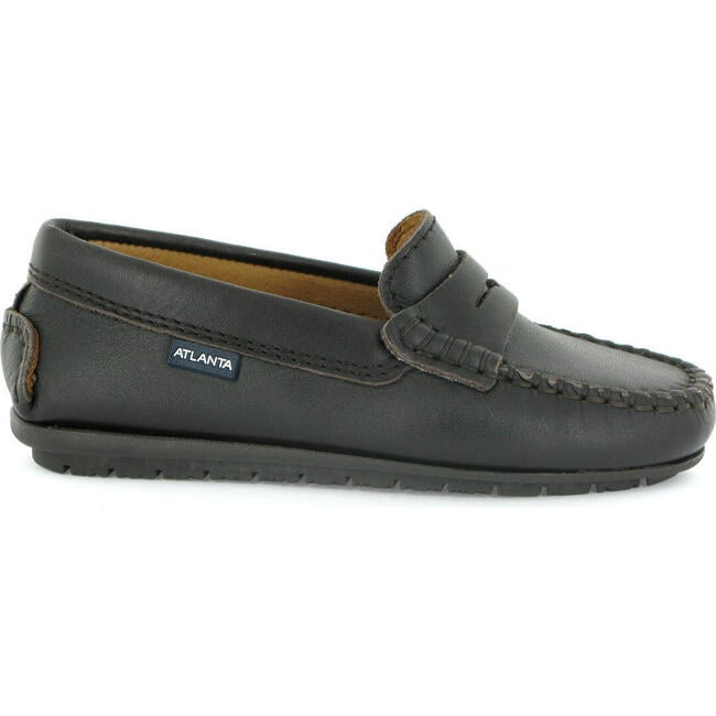 Penny Moccasin in Smooth Leather, Dark Brown