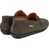 Penny Moccasin in Nubuck, Dark Brown - Loafers - 4