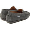 Penny Moccasin in Suede, Grey - Loafers - 4