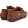 Laces Moccasin in Smooth Leather, Cuoio - Loafers - 4