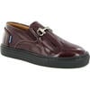 Slip On Sneaker in Patent Leather, Burgundy - Sneakers - 2