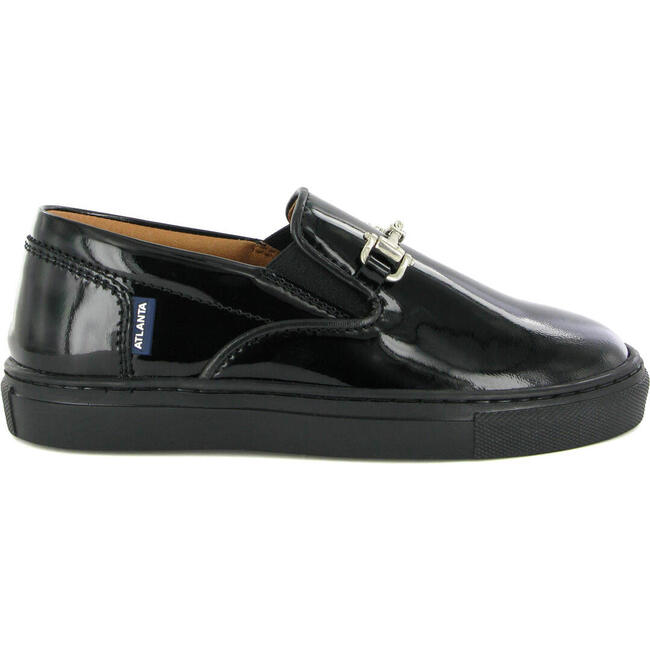 Slip On Sneaker in Patent Leather, Black