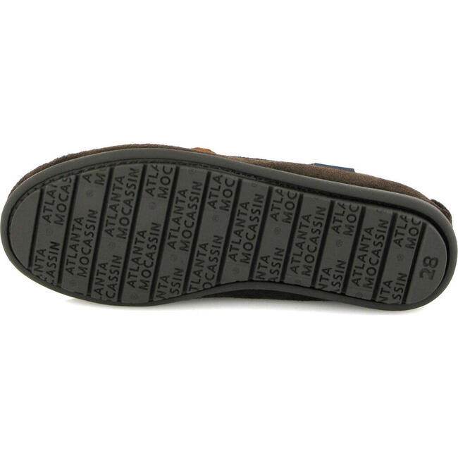 Hazel Laces Moccasin in Suede, Dark Brown - Loafers - 6