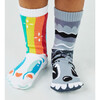 Mismatched Sock Set, Rainbow Face & Mr. Grey - Socks - 3