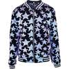 Starry Night Velvet Bomber, Black - Jackets - 1 - thumbnail