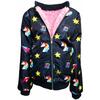 Unicorn Ring Pop Blush Bomber, Navy - Jackets - 1 - thumbnail