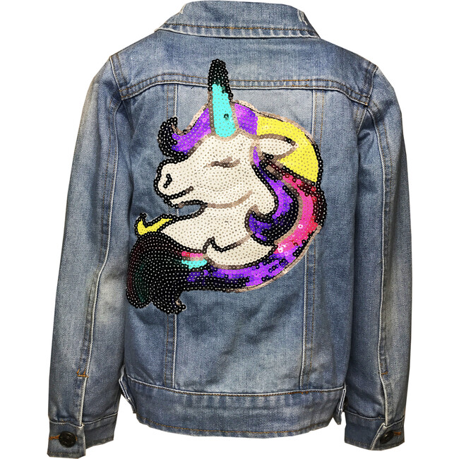 Unicorn Rainbow Denim Jacket - Jackets - 1