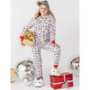 Unicorn Christmas Onesie, White - Pajamas - 2