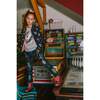 Unicorn Ring Pop Blush Bomber, Navy - Jackets - 3