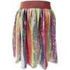 Striped Sequin Skirt, Tie Dye - Skirts - 1 - thumbnail