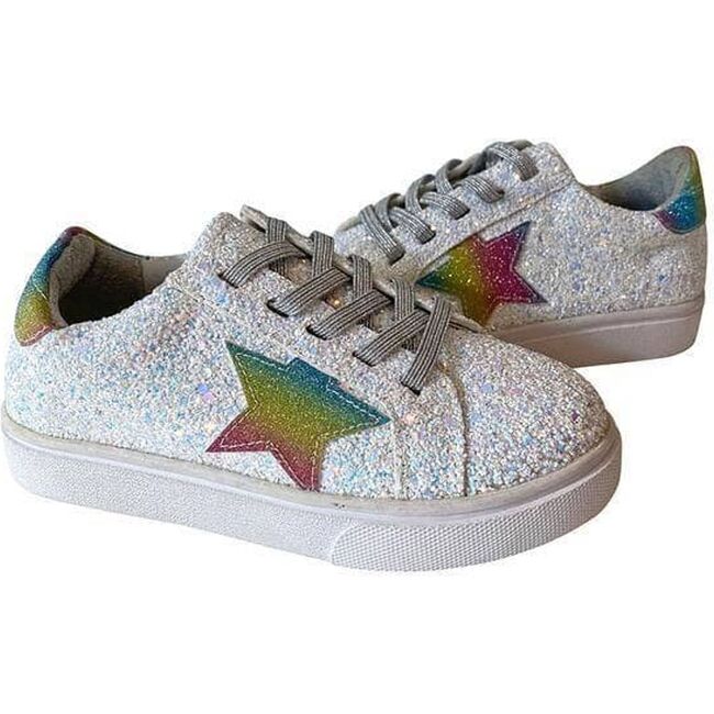 Star Glitter Sneaker, Rainbow