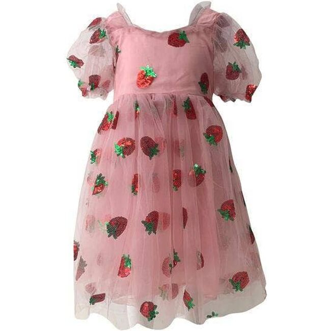 Sequin Dress, Strawberry