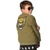 Quilted Army Tiger Bomber, Green - Jackets - 3