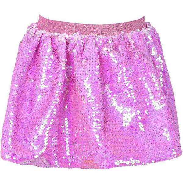 Pretty in Pink Sequin Skirt, Pink - Lola + The Boys Skirts | Maisonette