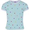 Rainbow Gem Short Set, Baby Blue - Mixed Apparel Set - 2