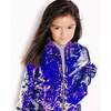 Mermaid Magic Sequin Bomber, Purple - Jackets - 2