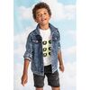 Lightning Shade Short Set, Denim - Shorts - 2