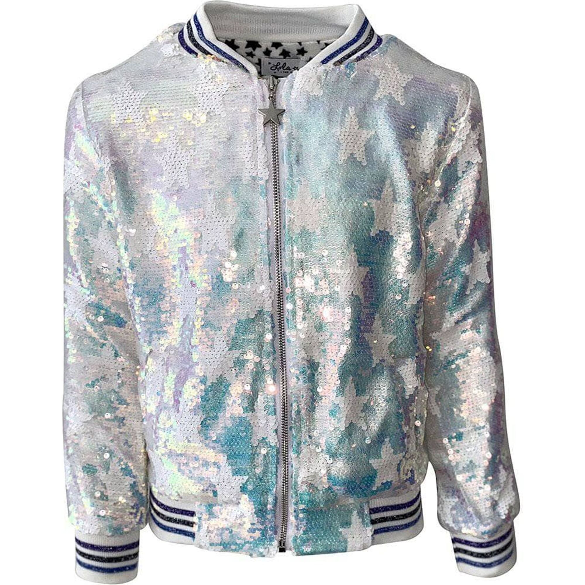 Bright Star Sequin Bomber, Multi - Jackets - 1
